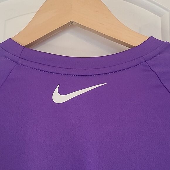 Nike Men Digi Swoosh Short Sleeve Hydroguard Purple Size M - Picture 11 of 14